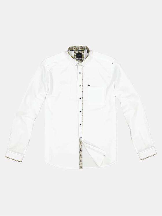 engbers Herren Langarm-Hemd uni Weiß 32844