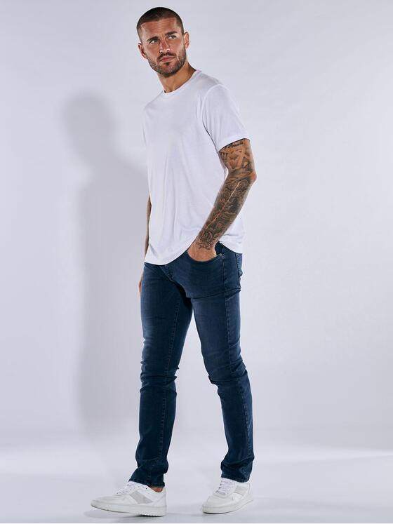 emilio adani Herren Modische Superstretch Denim Marineblau 29565