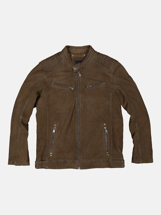 engbers Herren Lederjacke regular Braun 34441