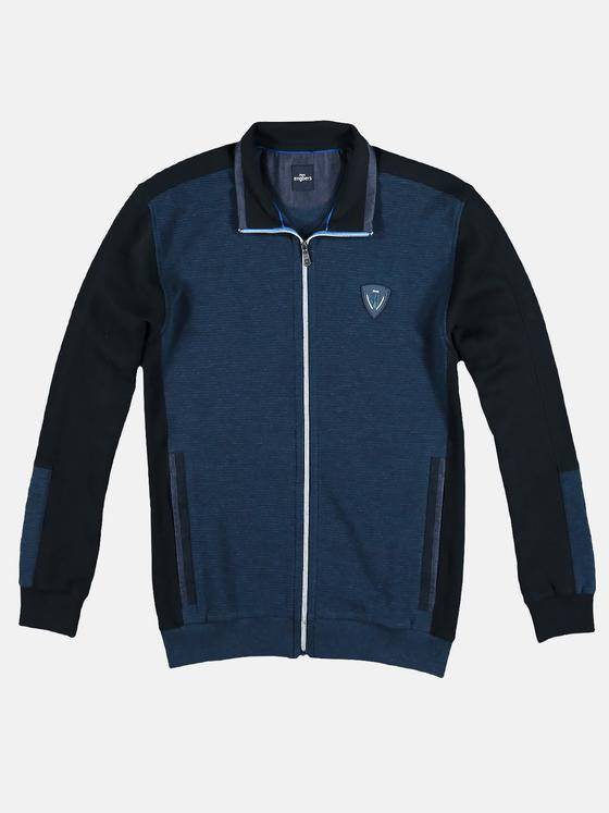 engbers Herren Sportive Sweatjacke Saphirblau 29229