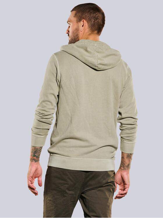 emilio adani Herren Sweatshirt mit Kapuze Beige 35252