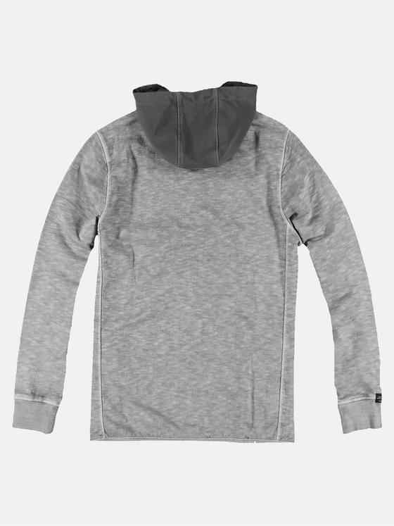 engbers Herren Sweatjacke mit Kapuze Grau 31788