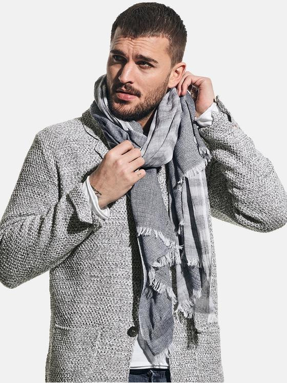 emilio adani Herren Stricksakko Silbergrau 31155