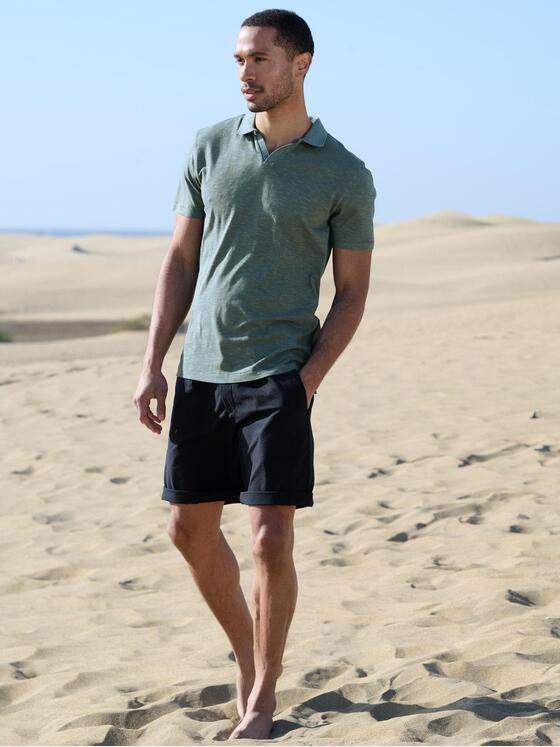emilio adani Herren Poloshirt Petrolgruen 40792