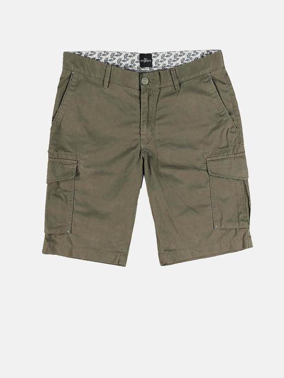 engbers Herren Bermuda mit seitlichen Taschen Khaki 32375