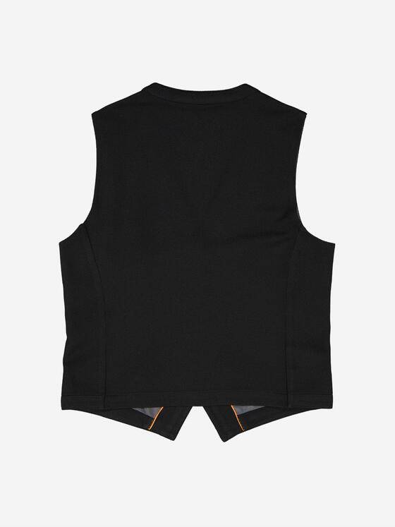 emilio adani Herren Sakko-Weste slim fit Schwarz 37257