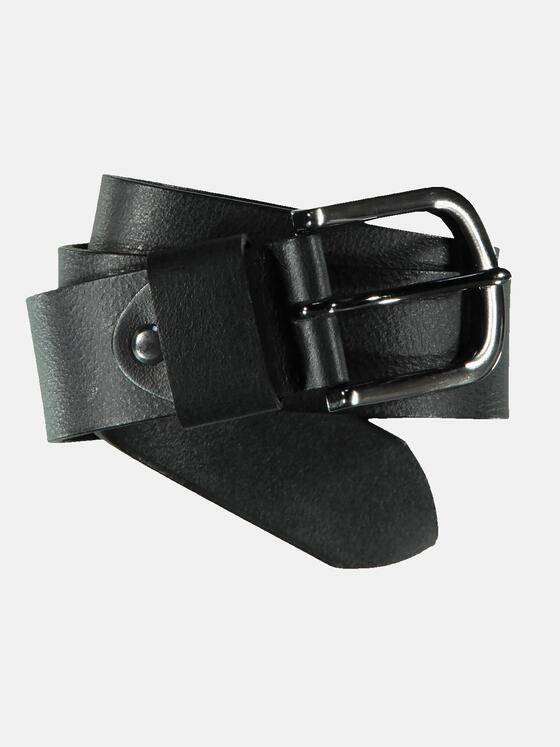 emilio adani Herren Ledergürtel sportiv Schwarz 31826