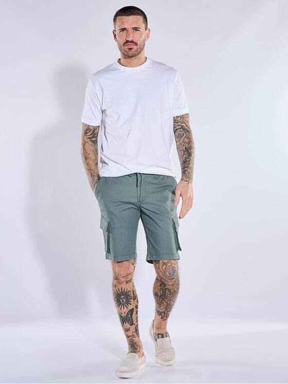 emilio adani Herren Bermuda Dunkelgruen 40753