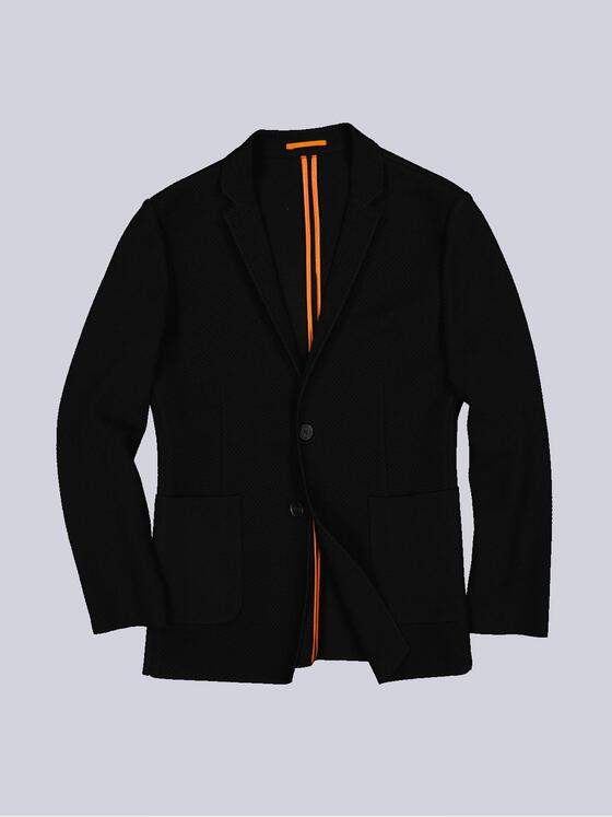 emilio adani Herren Freizeit-Sakko slim fit Schwarz 35265