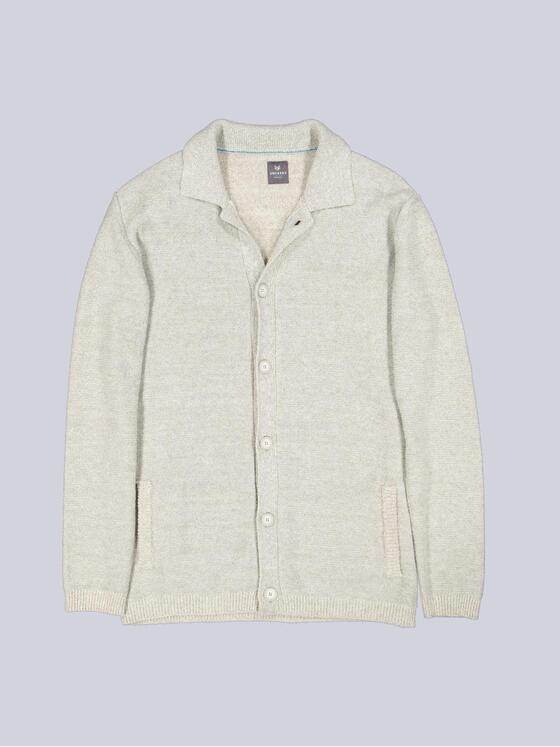 ENGBERS GERMANY Herren Strick-Sakko aus italienischem Garn Naturweiss 38826