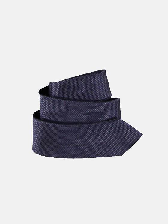 emilio adani Herren Krawatte mit dezentem Minimalmuster Blau 30484