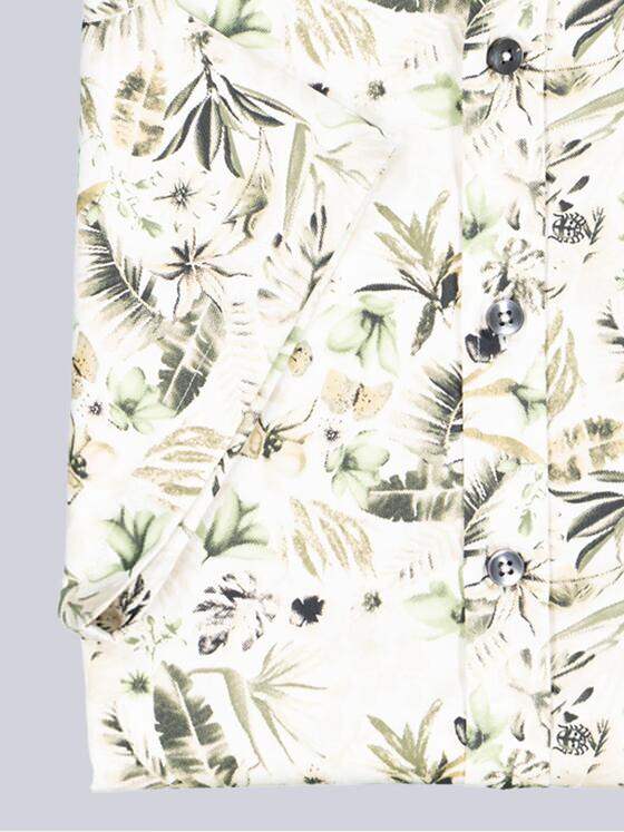 ENGBERS GERMANY Herren Halbarm-Hemd in wertiger Baumwoll-Stretch-Qualität Naturweiss 38549