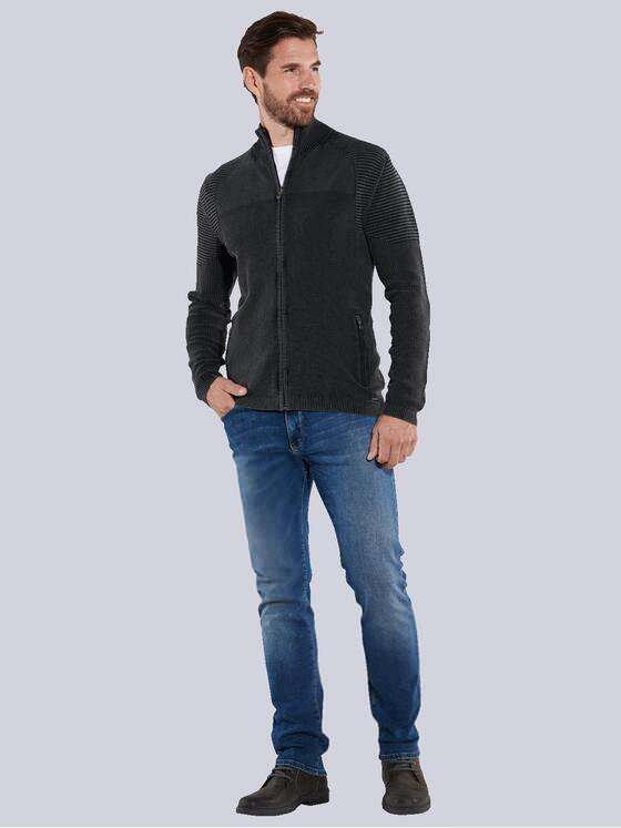 engbers Herren Cardigan regular Grau 35619