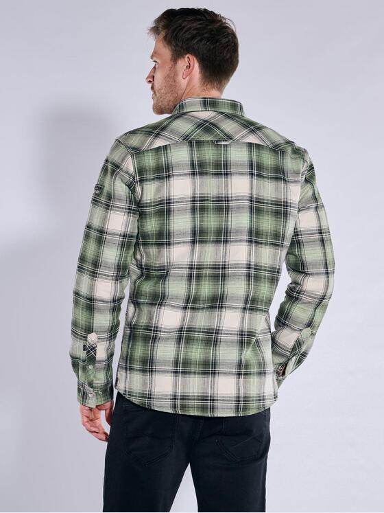 engbers Herren Overshirt kariert Grün 37396