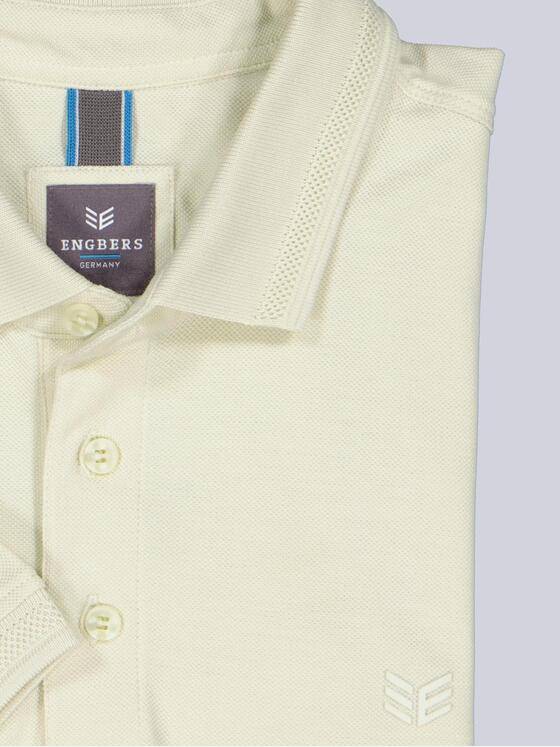 ENGBERS GERMANY Herren Polo-Shirt aus Pima-Baumwolle Hellgelb 38554