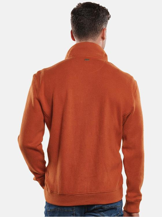 engbers Herren Sweatshirt Stehbund Dunkelorange 32299