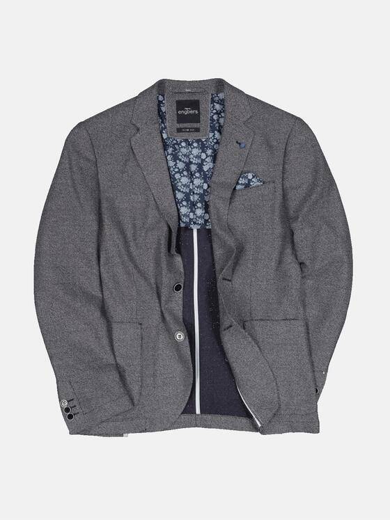 engbers Herren Freizeit-Sakko strukturiert Mittelblau 32600