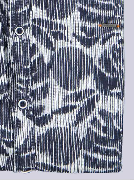 emilio adani Herren Hemd langarm Marineblau 40564