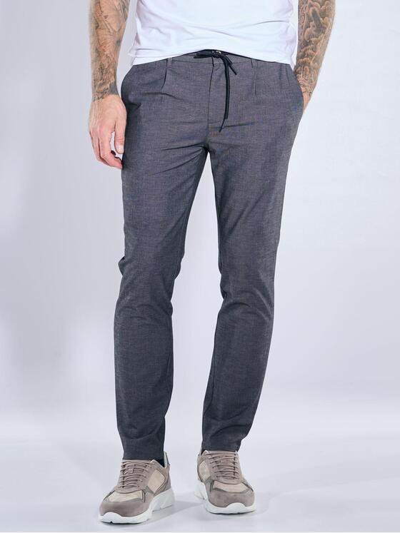 emilio adani Herren Chino mit softem Warengriff Marineblau 40109