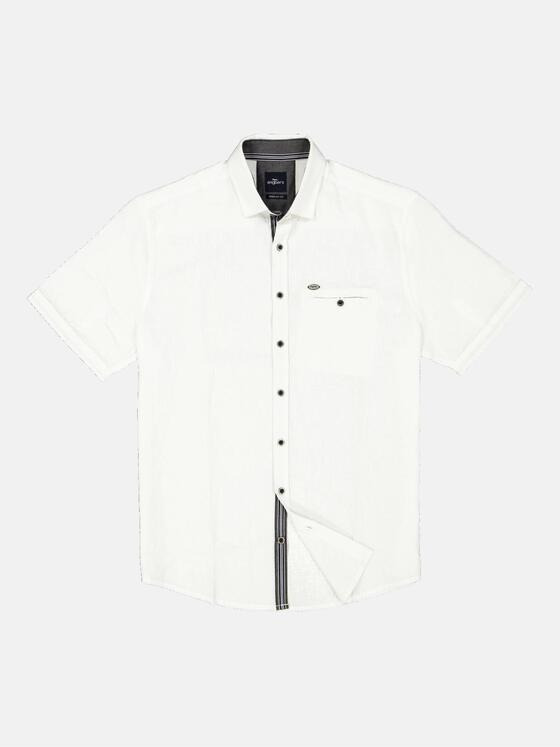 engbers Herren Kurzarm-Hemd uni Weiß 35141