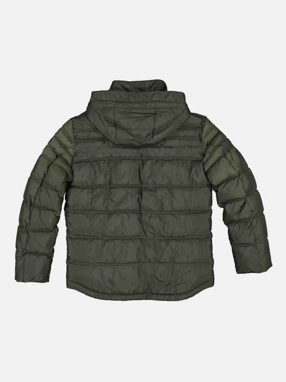 engbers Herren Steppjacke abnehmbarer Kapuze Grün 33557