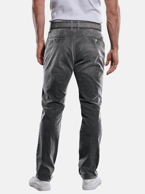 engbers Herren Elastische Jeans im Chino Style mit sportiven Steppnähten Kieselgrau 29802