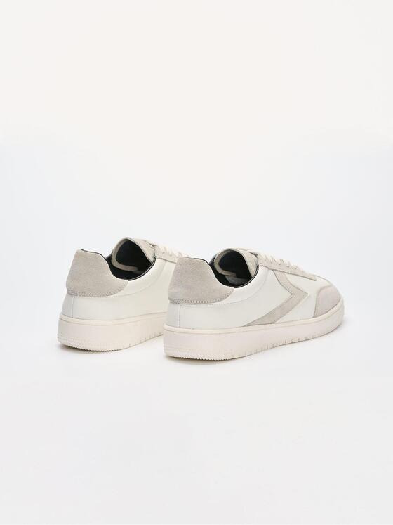 engbers Herren Sneaker aus Leder Weiß 36529