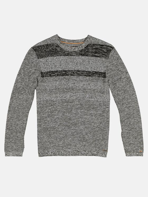 emilio adani Herren Pullover Rundhals Schwarz 31960