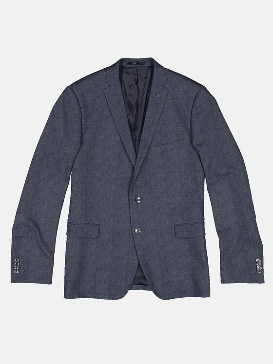 emilio adani Herren Anzugsakko Super-Flex Blau 32750