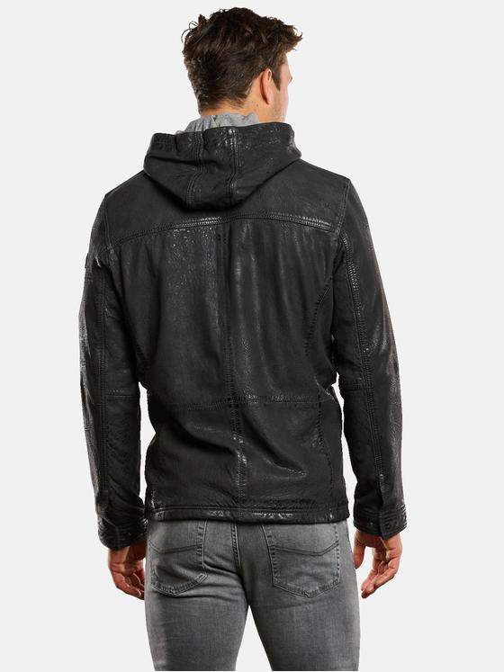 engbers Herren Lederjacke Schwarz 33548