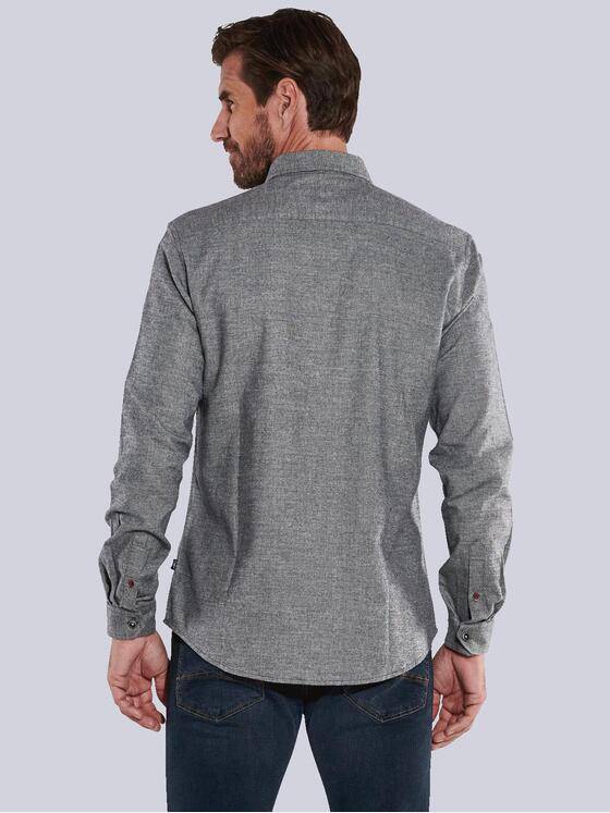 engbers Herren Langarm-Hemd regular Grau 35801