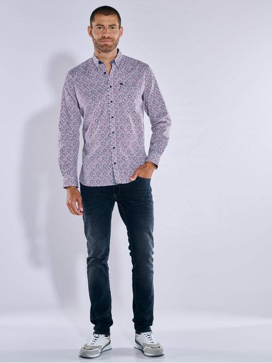 engbers Herren Hemd langarm Violett 37639