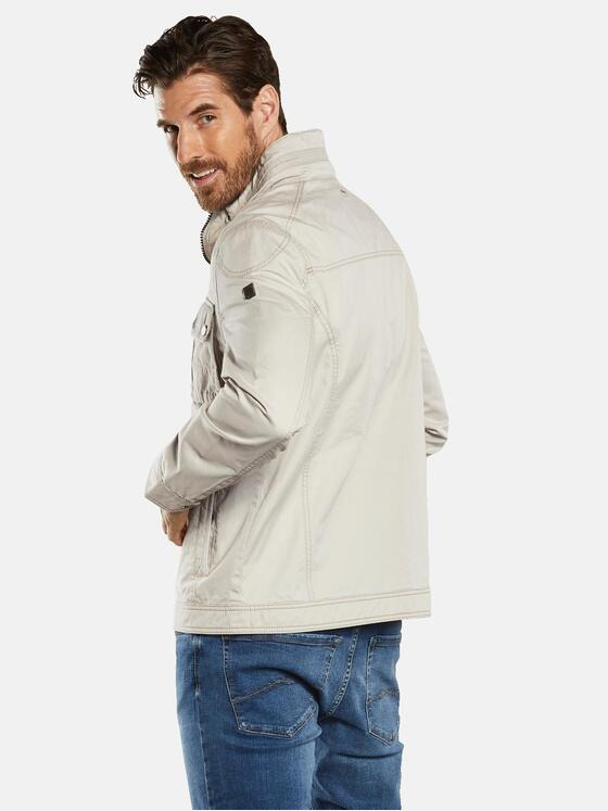 engbers Herren Baumwoll-Jacke regular Weiß 34440