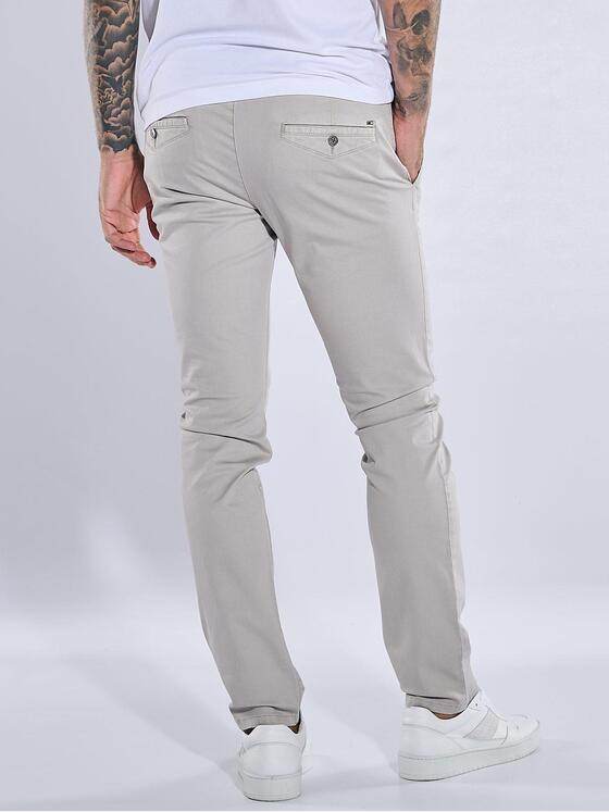 emilio adani Herren Chino slim fit Grau 37552