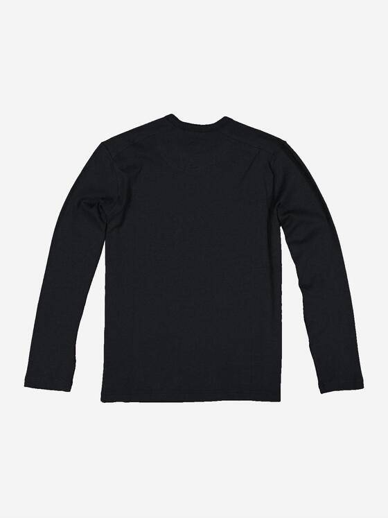 engbers Herren Langarm-Shirt "My Favorite" organic Schwarz 37588