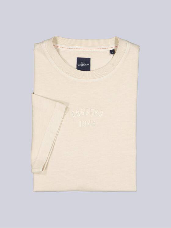 engbers Herren Rundhals T-Shirt Beige 39930