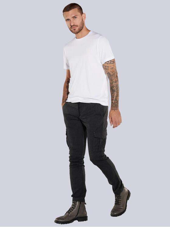 emilio adani Herren Cargohose regular Grau 35536
