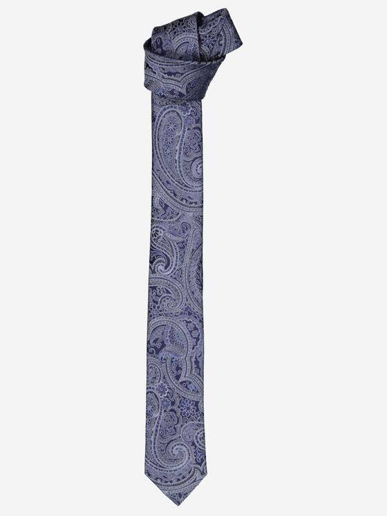 emilio adani Herren Krawatte gemustert Blau 37707