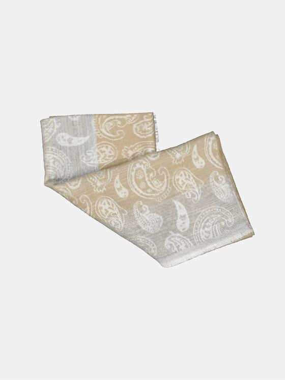 emilio adani Herren Schal gemustert Beige 33959