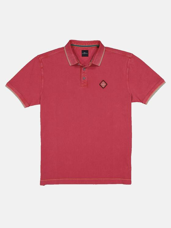 engbers Herren Polo-Shirt uni Tomatenrot 32715