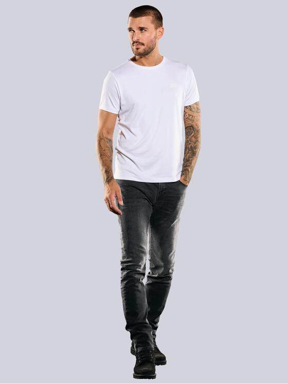 emilio adani Herren Super-Stretch-Jeans slim fit Grau 35592