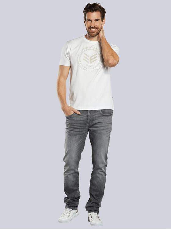 ENGBERS GERMANY Herren T-Shirt mit Print Weiß 34525
