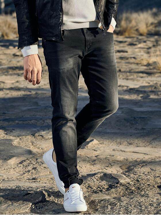 emilio adani Herren super stretch Denim Schwarz 29272