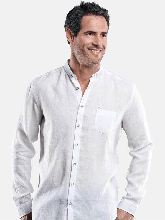 engbers Herren Hemd uni Reinweiss 29479