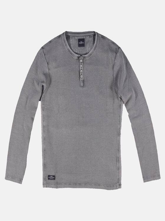 engbers Herren Lässiges Henleyshirt Dunkelgrau 31114