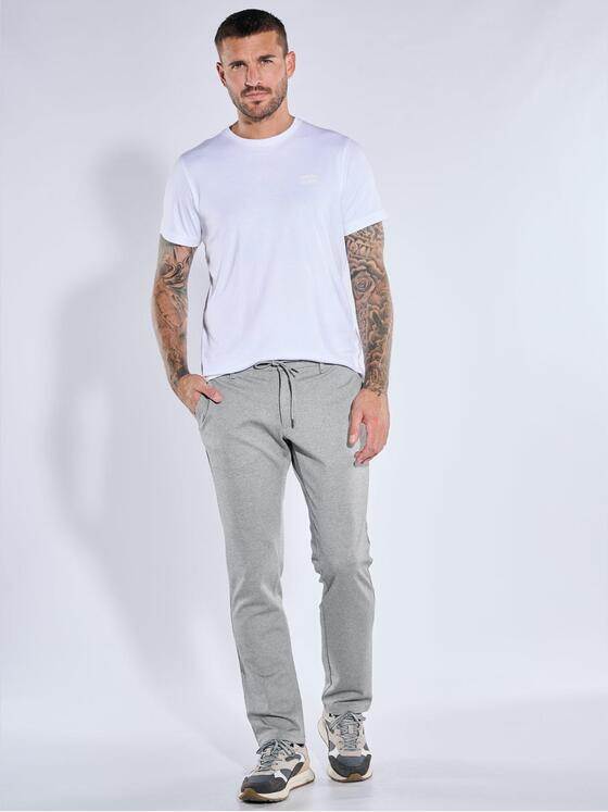 emilio adani Herren Hose mit Tunnelzug Grau 39095