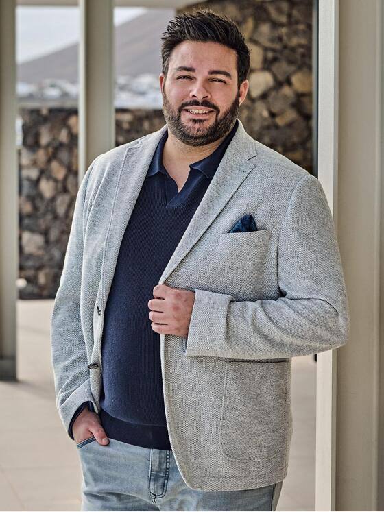 engbers Herren Freizeit-Sakko regular Naturweiss 38392