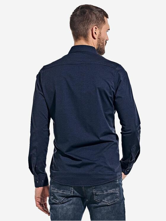 emilio adani Herren Funktionshemd langarm Blau 36896
