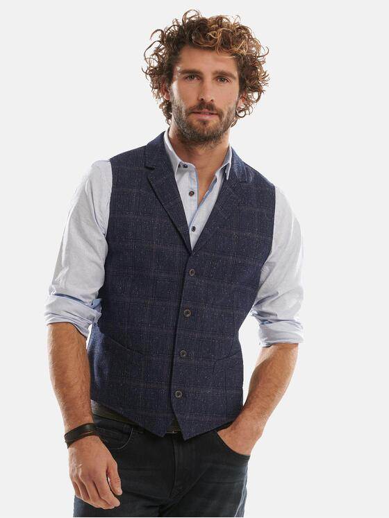 emilio adani Herren Sakkoweste Blau 30899