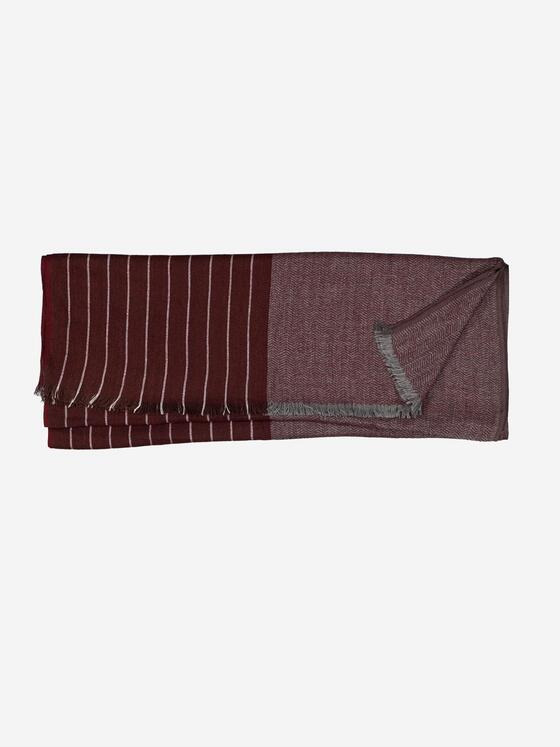 engbers Herren Schal gemustert Rot 37924